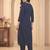 Women Ethnic Motifs Embroidered Regular Thread Work Pure Cotton Kurta with Trousers