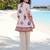 Women Floral Printed Regular Pure Cotton Kurti with Trousers