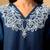 Women Ethnic Motifs Embroidered Regular Thread Work Linen Kurta with Palazzos