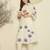 Women Floral Embroidered Regular Thread Work Pure Cotton Kurta with Trousers
