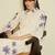 Women Floral Embroidered Regular Thread Work Pure Cotton Kurta with Trousers