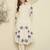 Women Floral Embroidered Regular Thread Work Pure Cotton Kurta with Trousers