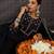 Women Ethnic Motifs Printed Regular Sequinned Pure Cotton Kurta with Trousers & With Dupatta