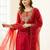 Women Ethnic Motifs Embroidered Regular Thread Work Liva Kurta with Trousers & With Dupatta