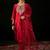 Women Ethnic Motifs Embroidered Regular Thread Work Liva Kurta with Trousers & With Dupatta