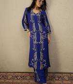 Women Ethnic Motifs Printed Regular Kurta with Palazzos