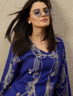 Women Ethnic Motifs Printed Regular Kurta with Palazzos 2