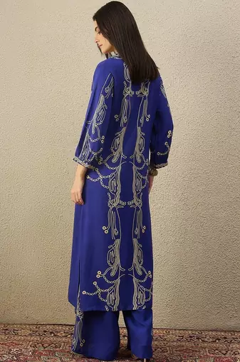 Women Ethnic Motifs Printed Regular Kurta with Palazzos