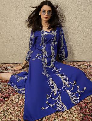 Women Ethnic Motifs Printed Regular Kurta with Palazzos 6