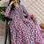 Women Floral Printed Empire Gotta Patti Pure Cotton Kurta with Trousers & With Dupatta