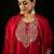 Women Ethnic Motifs Embroidered Regular Sequinned Liva Kurta with Trousers & With Dupatta