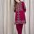 Women Ethnic Motifs Embroidered Thread Work Kurta With Trousers Kurta Sets