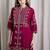 Women Ethnic Motifs Embroidered Thread Work Kurta With Trousers Kurta Sets
