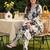 Women Floral Printed Regular Kurta with Trousers