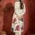 Women Floral Printed Regular Beads and Stones Pure Cotton Kurta with Trousers