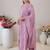 Floral Embroidered V Neck Organza Kurta With Trousers & Dupatta