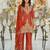 Women Ethnic Motifs Embroidered Regular Mirror Work Kurta with Palazzos & With Dupatta