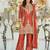 Women Ethnic Motifs Embroidered Regular Mirror Work Kurta with Palazzos & With Dupatta