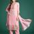 Floral Embroidered Regular Sequinned Kurta with Trousers & Dupatta