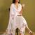 Women Floral Embroidered Regular Thread Work Liva Kurta with Trousers & With Dupatta