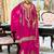 Women Ethnic Motifs Embroidered A-Line Kurta with Palazzos & Dupatta