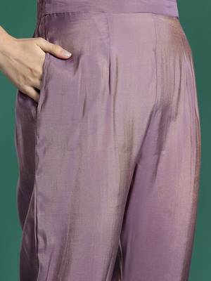 Ethnic Motifs Embroidered Kurta with Trousers & With Dupatta 3
