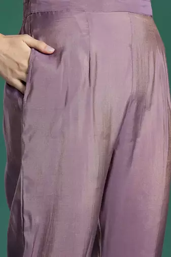Ethnic Motifs Embroidered Kurta with Trousers & With Dupatta