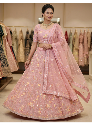 fancy party wear indian and pakistani lehanga  1