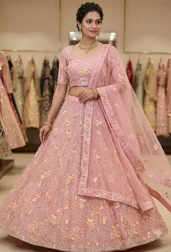 fancy party wear indian and pakistani lehenga choli 