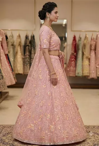 fancy party wear indian and pakistani lehenga choli 