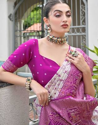 Banarasi Silk Patola Saree with Blouse 2