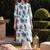 Women Floral Printed Pleated Pure Cotton Kurta with Trousers