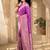 Batik Zari Silk Blend Designer Banarasi Saree