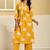 Women Animal Printed Regular Beads and Stones Pure Cotton Kurta with Palazzos