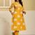 Women Animal Printed Regular Beads and Stones Pure Cotton Kurta with Palazzos