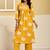 Women Animal Printed Regular Beads and Stones Pure Cotton Kurta with Palazzos