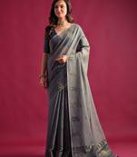 Woven Design Zari Pure Cotton Chanderi Saree