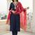 Women Ethnic Motifs Embroidered Regular Kurta with Trousers & With Dupatta