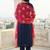 Women Ethnic Motifs Embroidered Regular Kurta with Trousers & With Dupatta