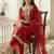 Women Ethnic Motifs Embroidered Regular Kurta with Trousers & With Dupatta