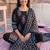 Women Ethnic Motifs Printed Regular Pure Cotton Kurta with Trousers & With Dupatta