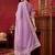 Women Regular Thread Work Kurta with Trousers & With Dupatta