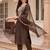 Women Ethnic Motifs Embroidered Regular Thread Work Liva Kurta with Trousers & With Dupatta