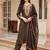 Women Ethnic Motifs Embroidered Regular Thread Work Liva Kurta with Trousers & With Dupatta