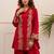 Women Ethnic Motifs Embroidered Regular Thread Work Kurta with Palazzos