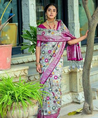 Woven Design Zari Paithani Saree 3