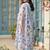 Women Floral Regular Thread Work Kurta with Trousers & With Dupatta