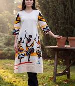 Women Ethnic Motifs Printed Regular Pure Cotton Kurta with Trousers