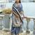 Floral Woven Design Zari Bhagalpuri Saree