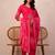 Women Ethnic Motifs Embroidered Regular Thread Work Pure Cotton Kurta with Trousers & With Dupatta